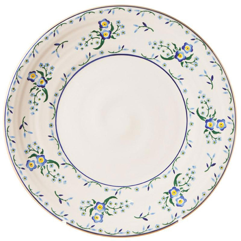 Forget Me Not Shallow Dish, H5 x D37cm-0