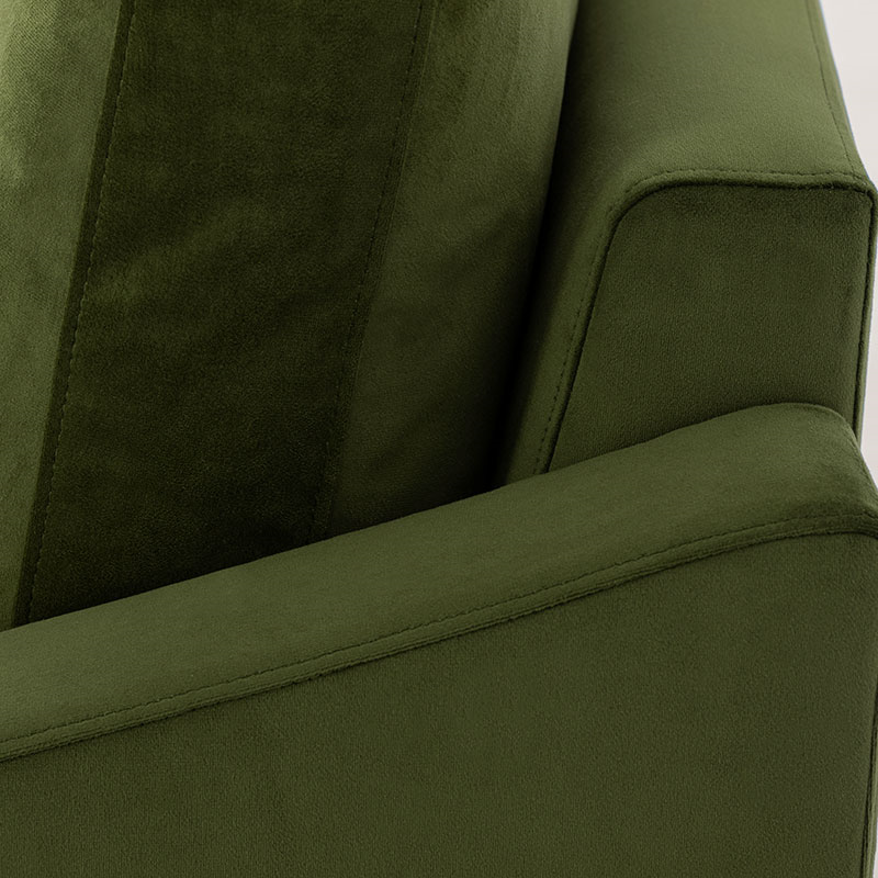 Model 07 Velvet Armchair, Vine-6