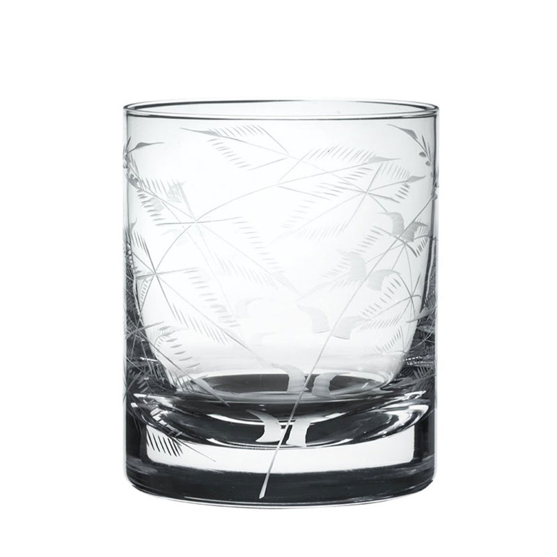 Fern Pair of Whisky Glasses, 300ml, Glass-0