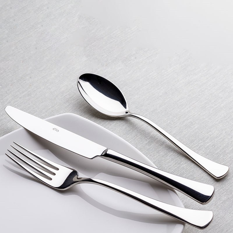 Aquila 60 Piece Cutlery Set With Beechwood Canteen, Mirror Finish-3