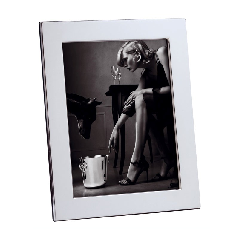 Fidelio Photograph frame, 9 x 13cm (3.5 x 5"), Christofle silver-0