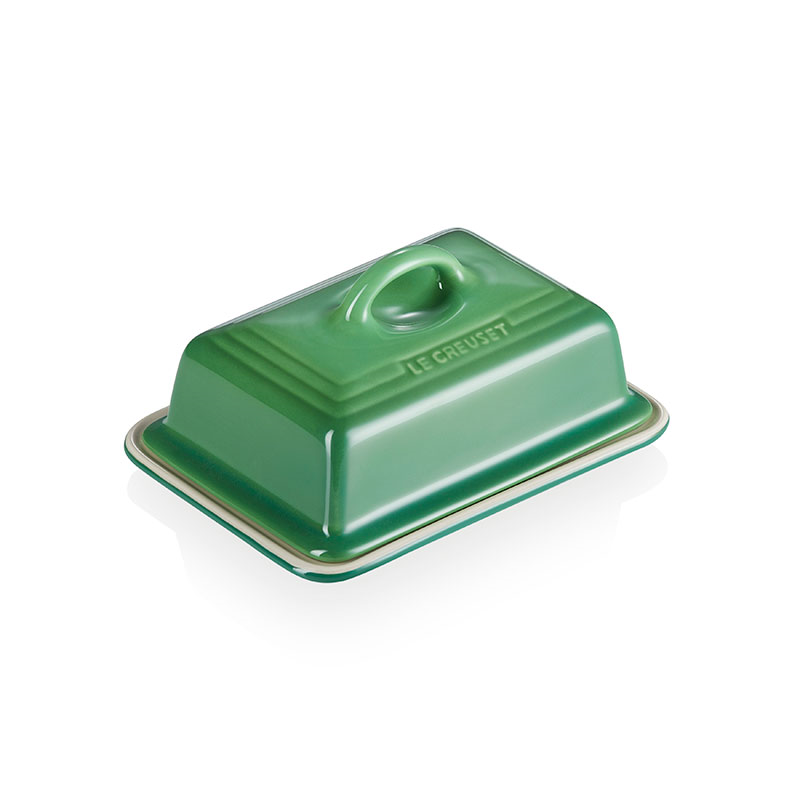 Stoneware Butter Dish, Bamboo Green-0