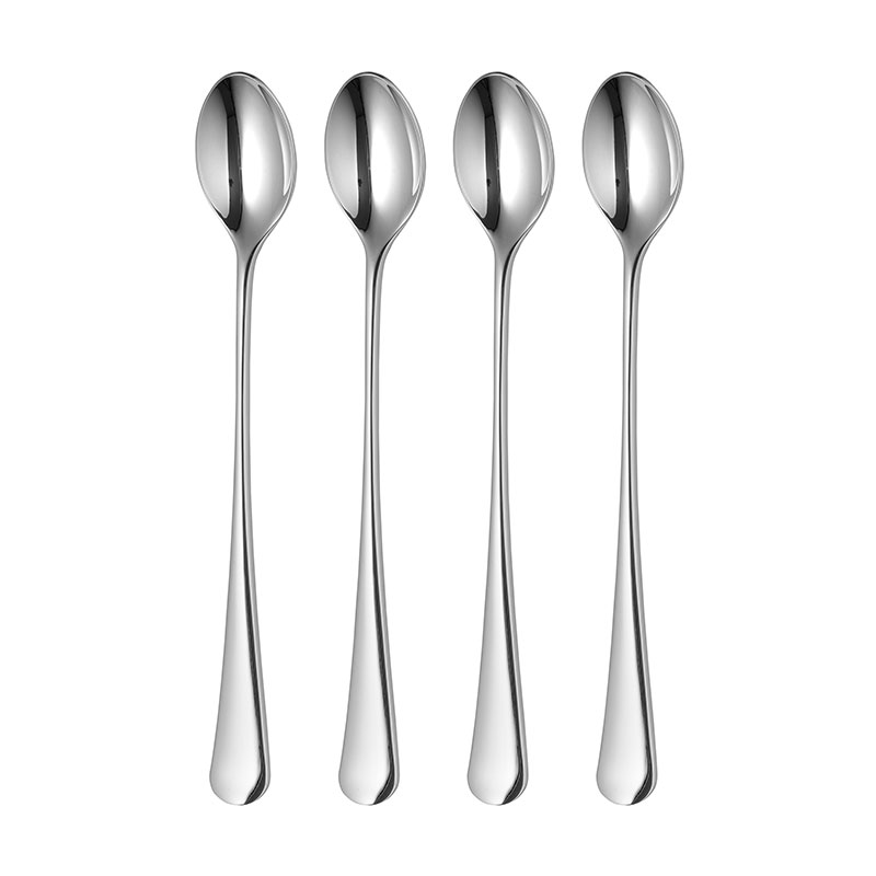 Radford Set of 4 Long Handled Spoon, Stainless Steel-0