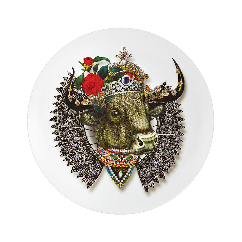 Love Who You Want QueenBull Plate, D23cm, Multi-0