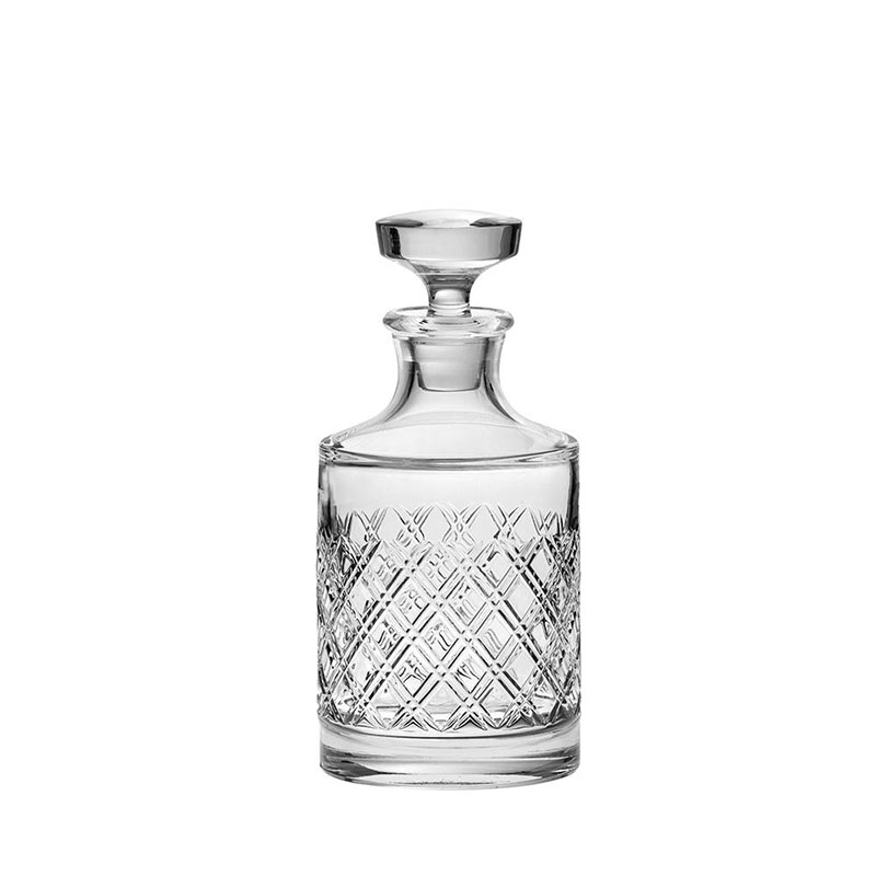 Tartan Round spirit decanter, 75cl-0