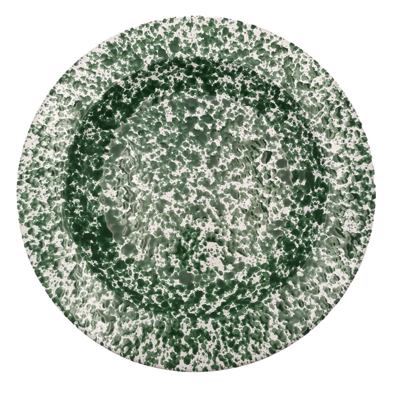 Splatter Pasta Plate, D29cm, Green-0