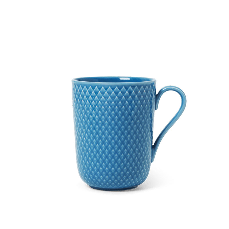 Rhombe Mug, 330ml, Blue-0