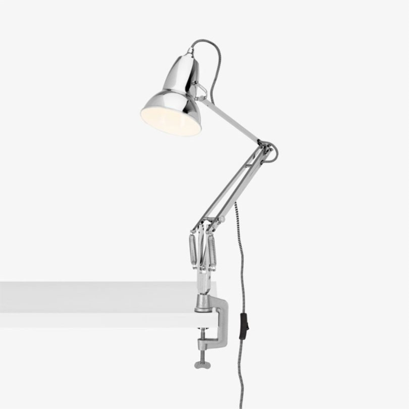 Original 1227 Desk Lamp with Desk Clamp, Bright Chrome-1