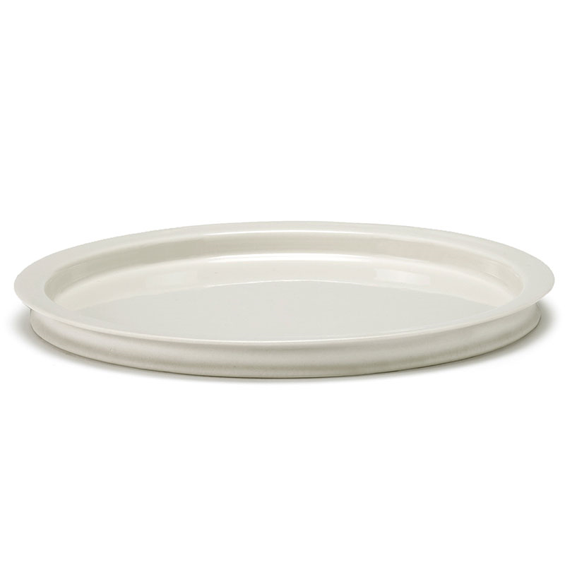 Dune Dinner Plate, D28cm, Alabaster-2