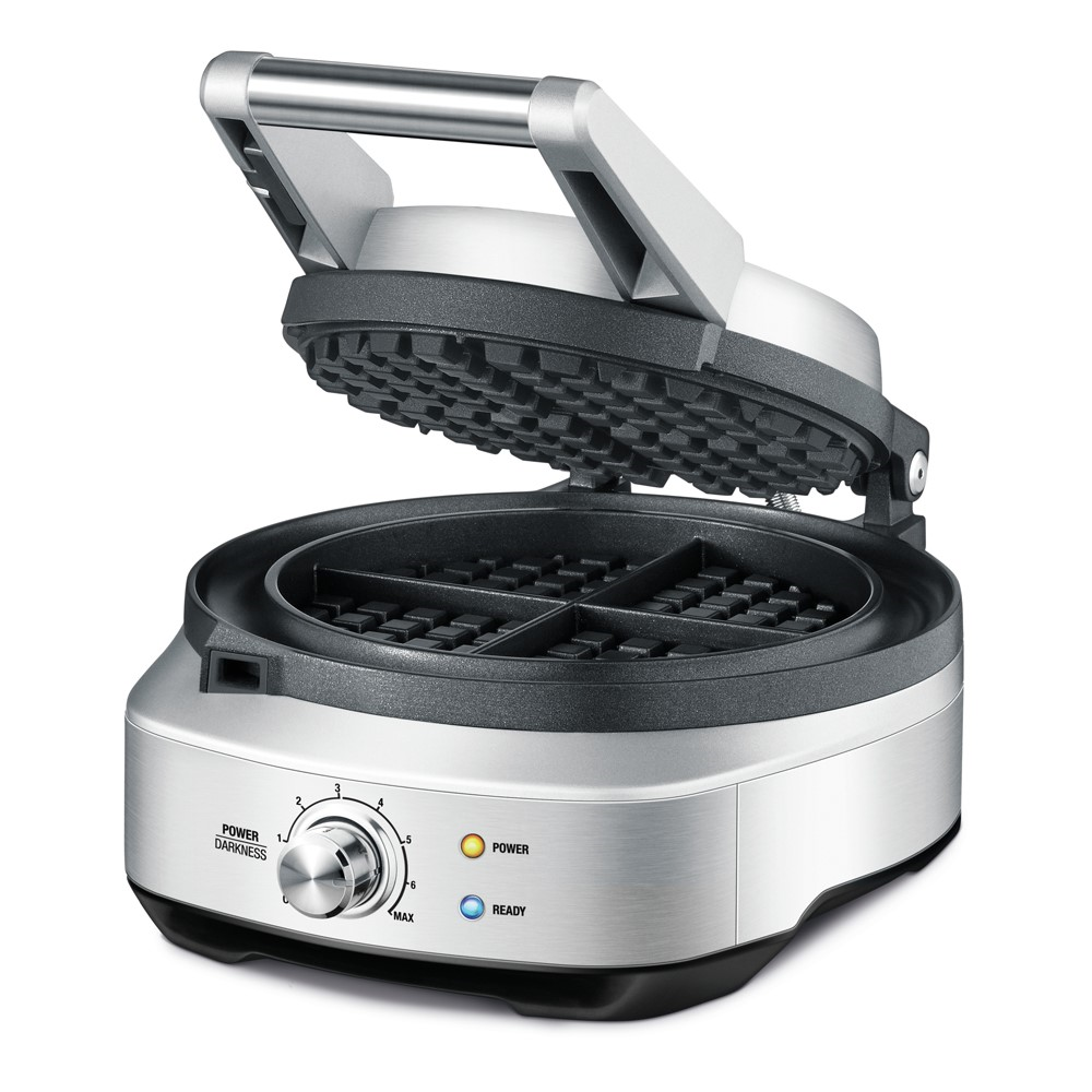 The No Mess Waffle Waffle maker, Stainless Steel-0