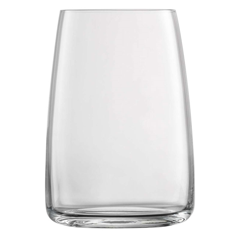 Vivid Senses Set of 4 Crystal Tumblers, 500ml, Clear-0