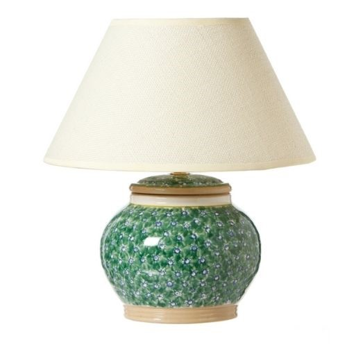 Lawn Green Lamp Base, 5"-0