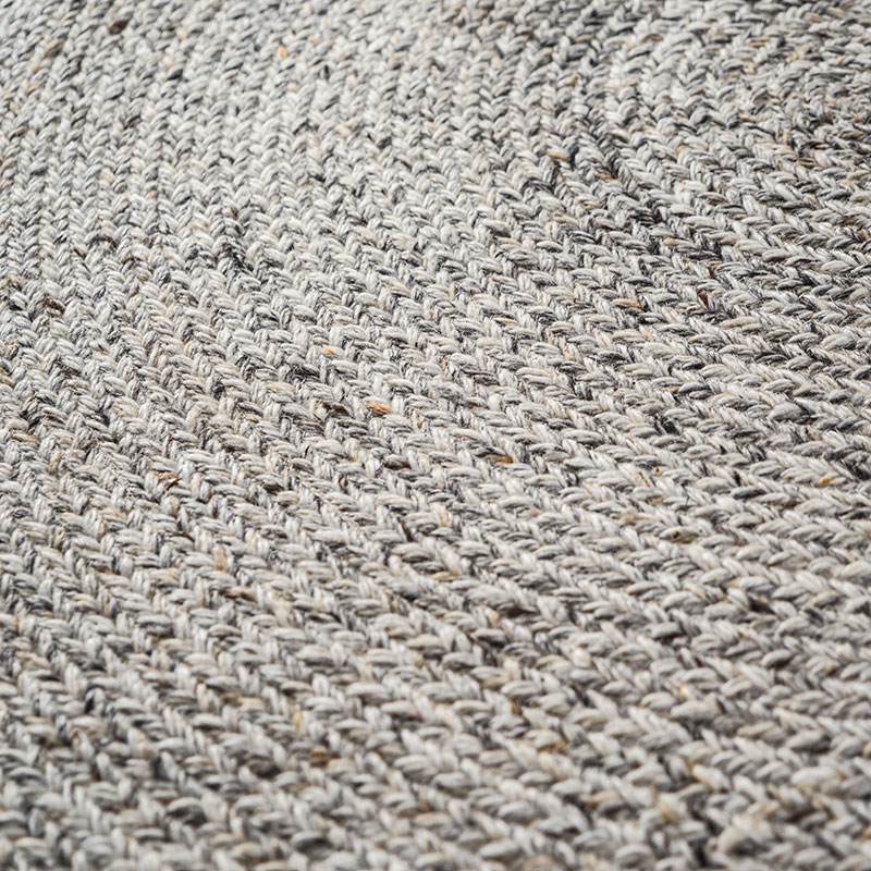 Tweed Indoor Outdoor Rug, 200 x 200cm, Warm Grey-9