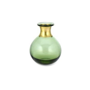 Miza Vase, H11cm, Green-1