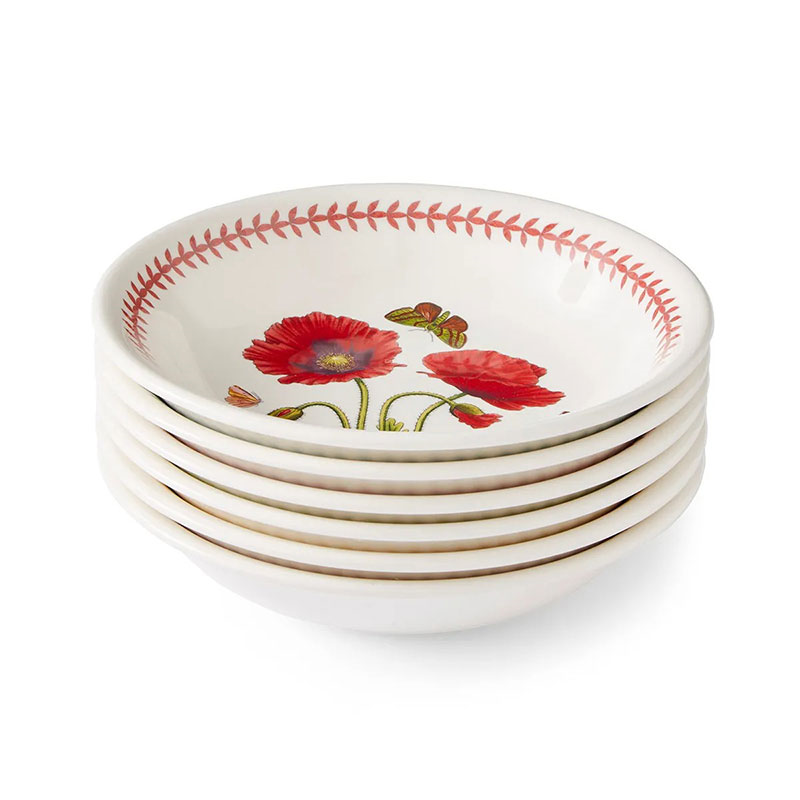 Botanic Garden Meadow Pasta Bowl, D22cm, Multi-3