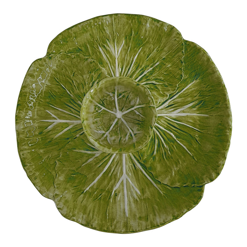 Radicchio Serving Dish, D30cm, Green-0