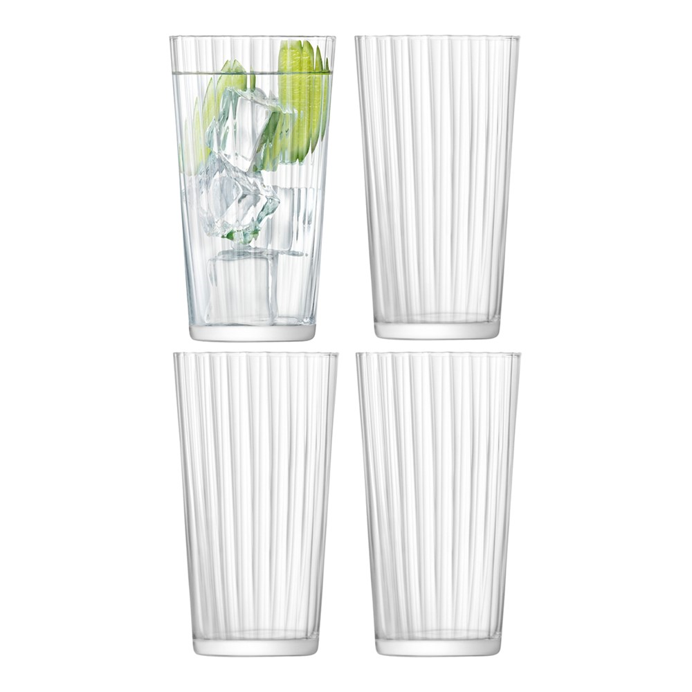 Gio Line Set of 4 glasses, 320ml, Clear-0