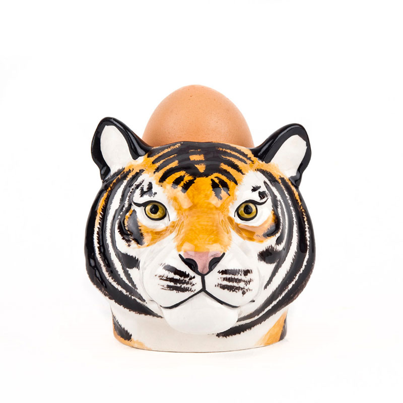 Tiger Egg Cup, H7.5cm, Orange-0