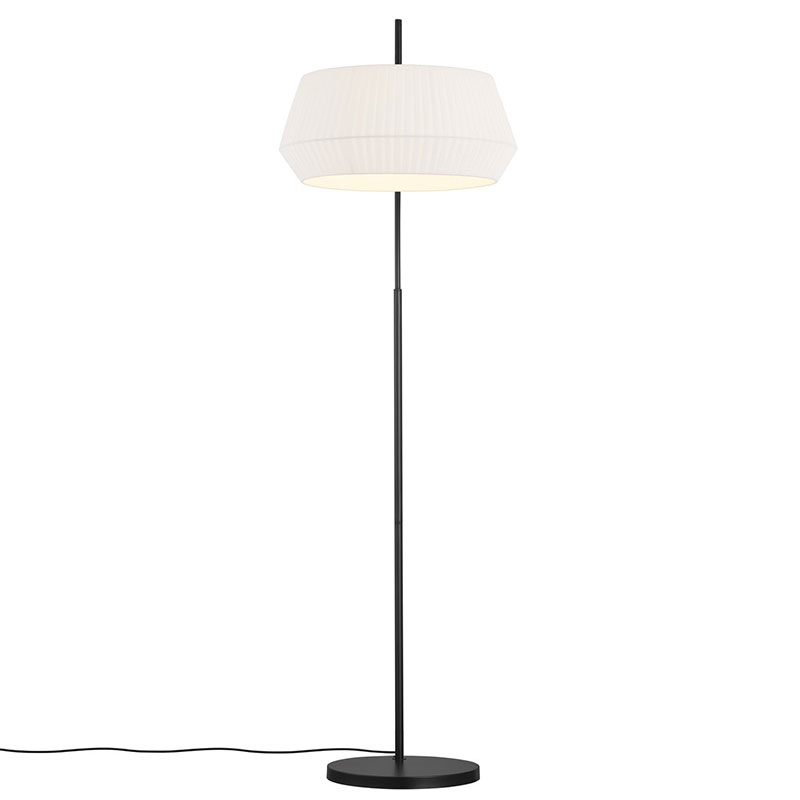 Dicte Floor Lamp, H180cm, White-2