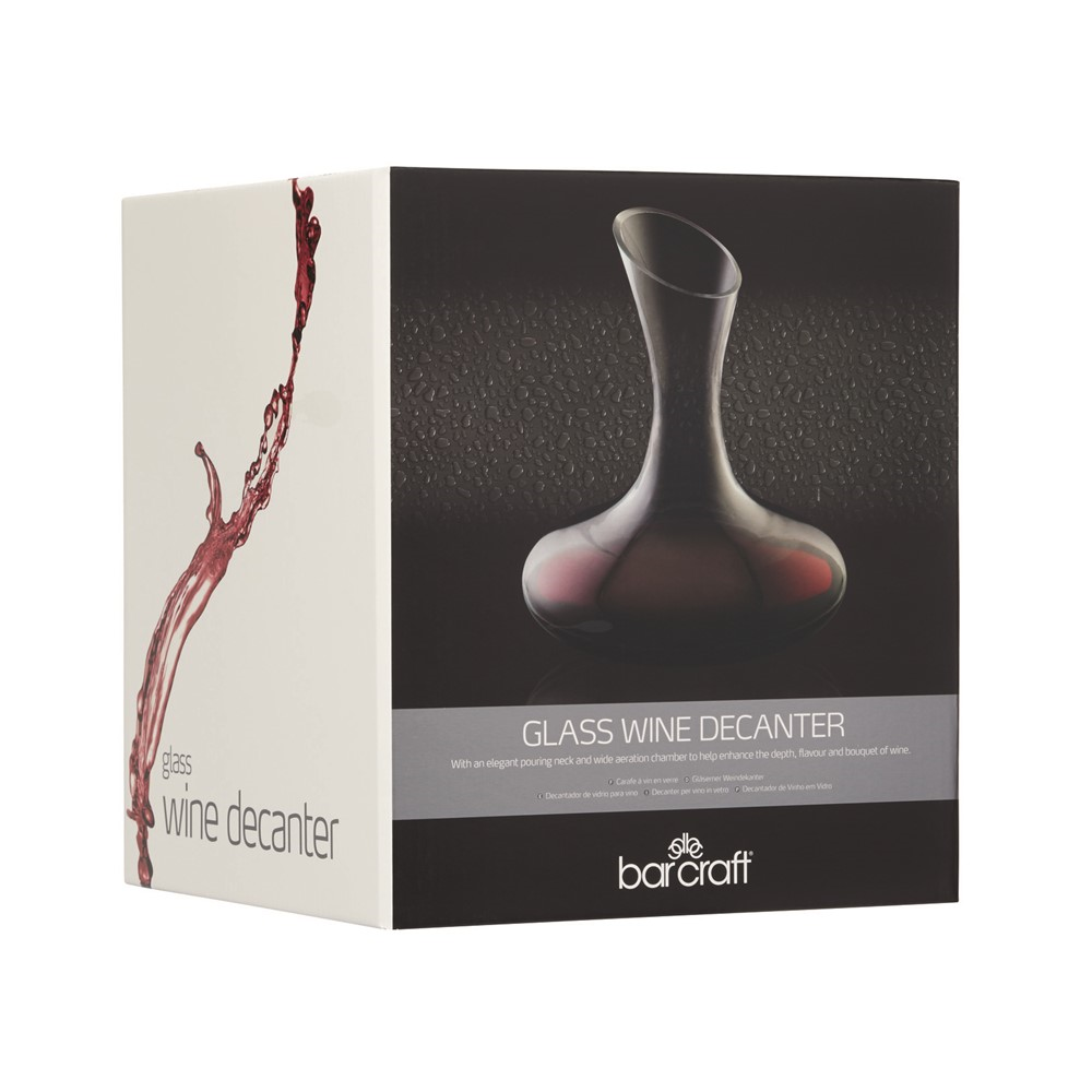 Barcraft Deluxe Glass Wine Decanter, 1.5 litres-6