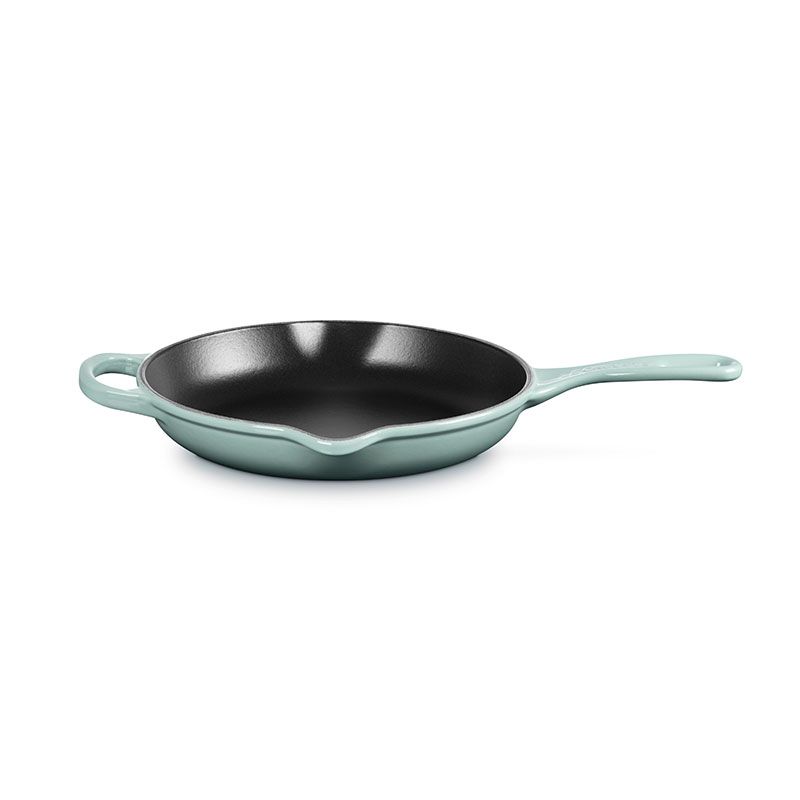 Cast Iron Round Skillet, 23cm, Sea Salt-1