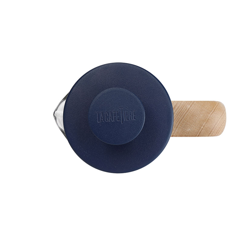 Pisa Cafetiere 3 Cup, Navy-3