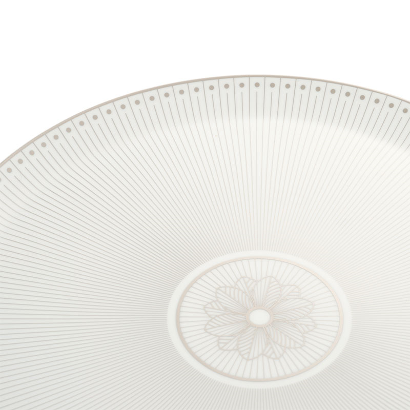 Malmaison Impériale Pie Dish, L32cm, Platinum-3