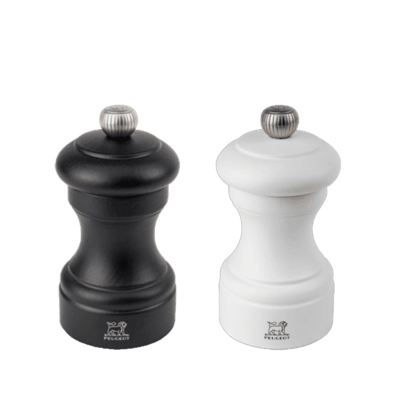 Bistro Chef Duo Pepper Mill & Salt Mill Set, 10cm, Black Matt & White Matt-0