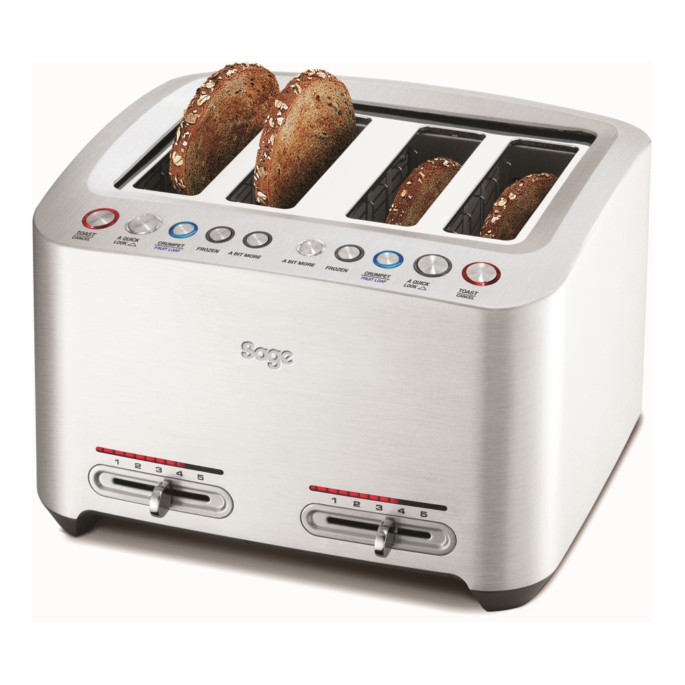 The Smart Toast 4 slice toaster, Stainless Steel-1