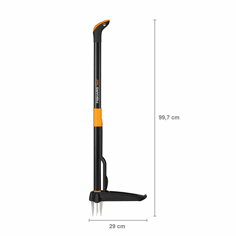 Solid Weed Puller, H93 x L9 x W30cm, Black and Orange-2