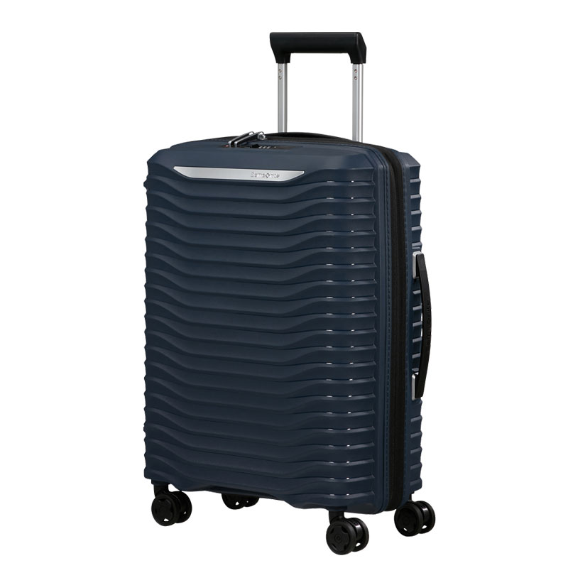 Upscape Cabin Suitcase, H55 x L40 x W20/23cm, Blue Nights-0