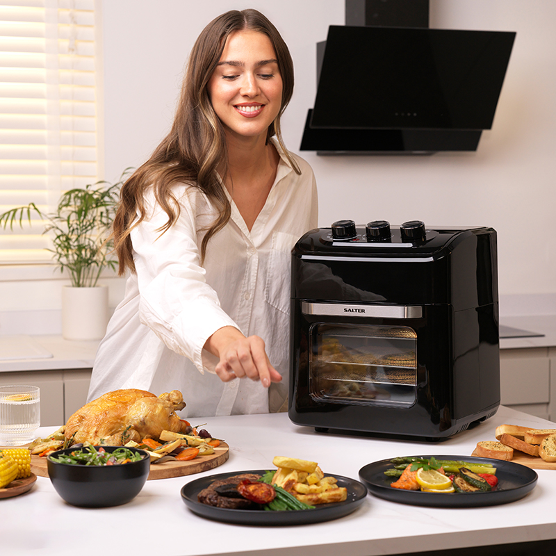 Manual Air Fryer Oven, 12L, Black-2