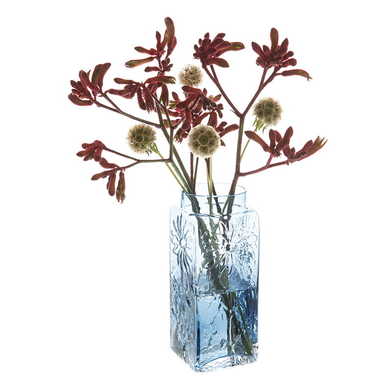 Marguerite Tall Vase, 21cm, Ink Blue-1