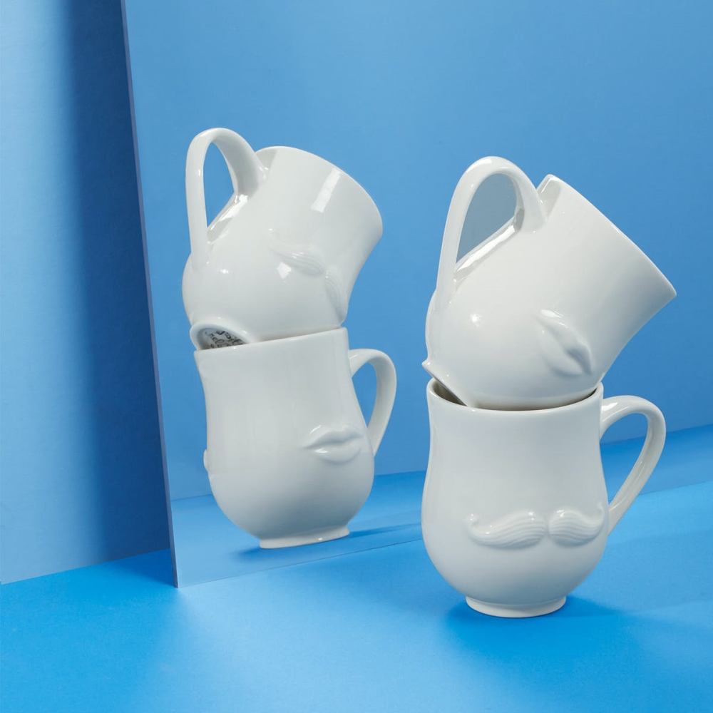 Mr & Mrs Muse Mug, H11cm, Muse Mug-1