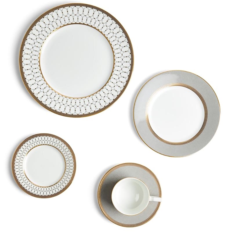 Renaissance Grey 5 Piece Dinner Set-3