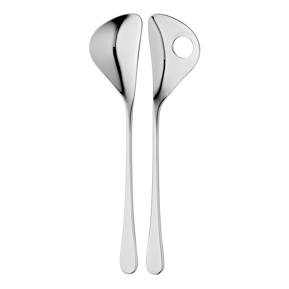 Iona Bright Salad servers, Stainless Steel-0