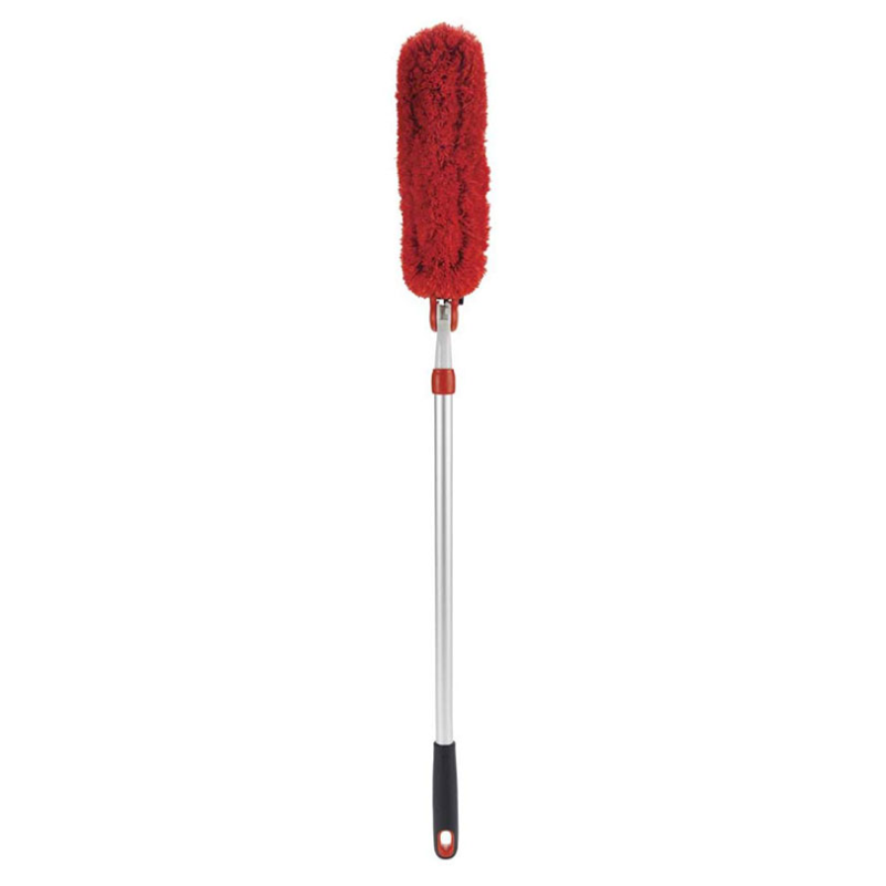 Microfibre extendable duster, red-0