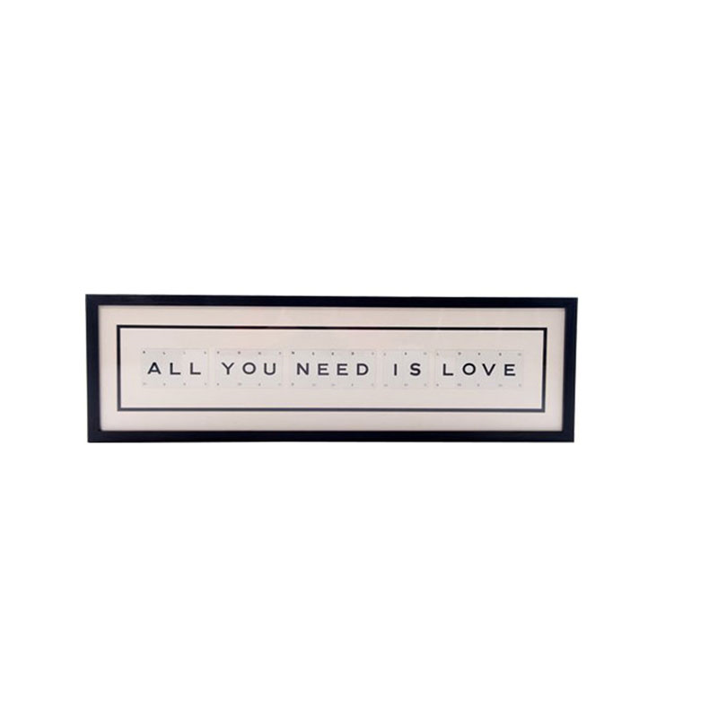 ALL YOU NEED IS LOVE 'All You Need Is Love' Word Frame-1