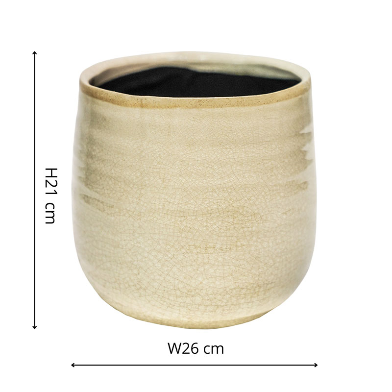 Como Pot, D26cm, Ivory-1