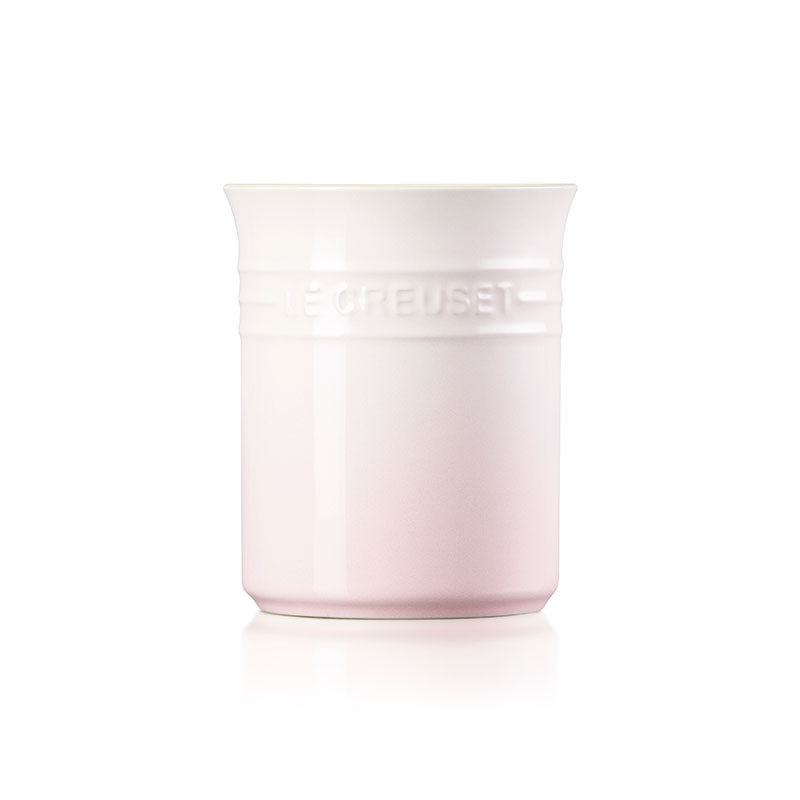 Stoneware Small Utensil Jar, 1L, Shell Pink-2