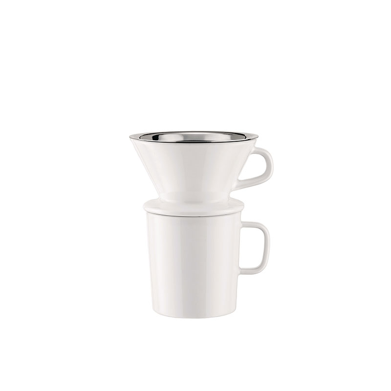 Slow Coffee Jug with Filter, Clear-0