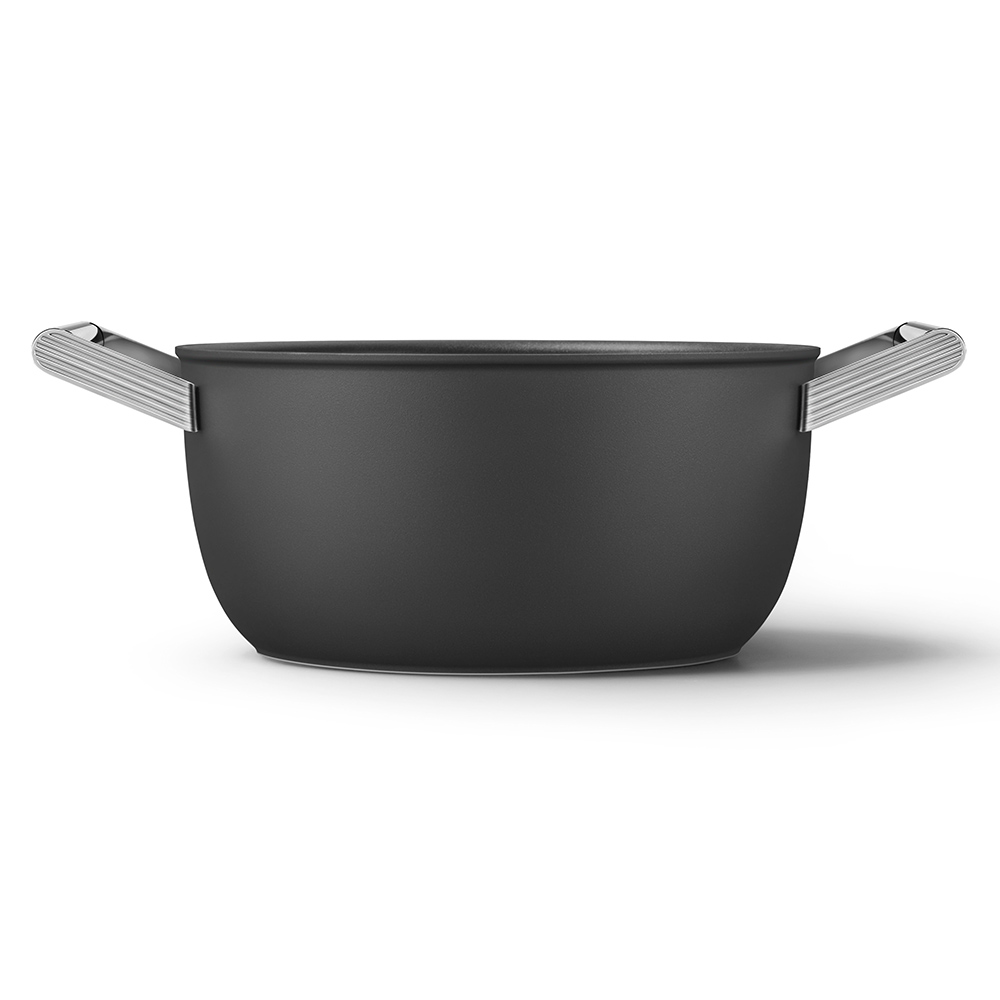 Retro 50's Style Non-Stick Casserole Dish, 26cm, Black-10