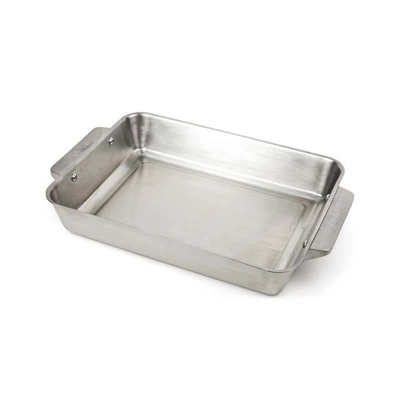 Large Roasting Pan, 44 x 30cm, Stainless Steel-3