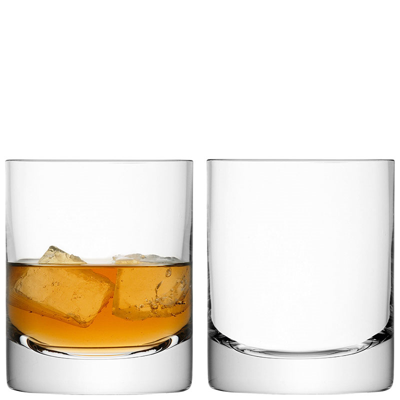 Bar Tumblers Set of 2, 250ml, Clear-0