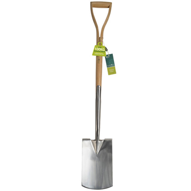 Digging spade, Silver/Brown-0