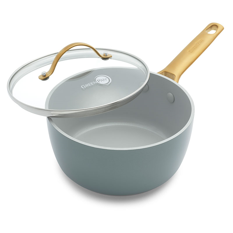 Padova Ceramic Non Stick 11 Piece Cookware Set, Sky Blue-14