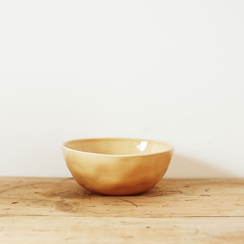 Handcrafted Set of 2 Bowls, D16cm, Dijon-0