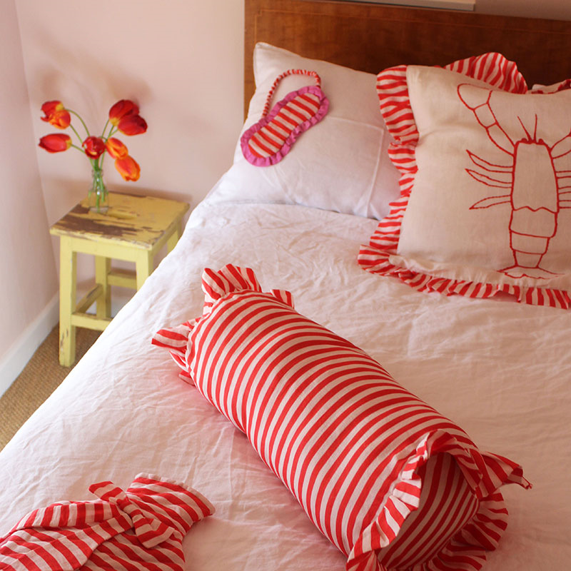 Lobster Cushion Cover, 60 x 60cm, Red-4