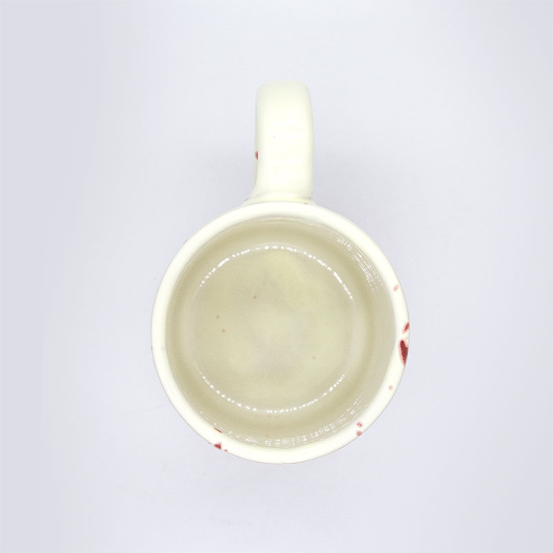 Splatter Mug, H10cm, Cranberry-3