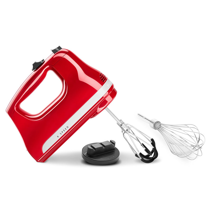 6 Speed Hand Mixer Flex Edge, Empire Red-4